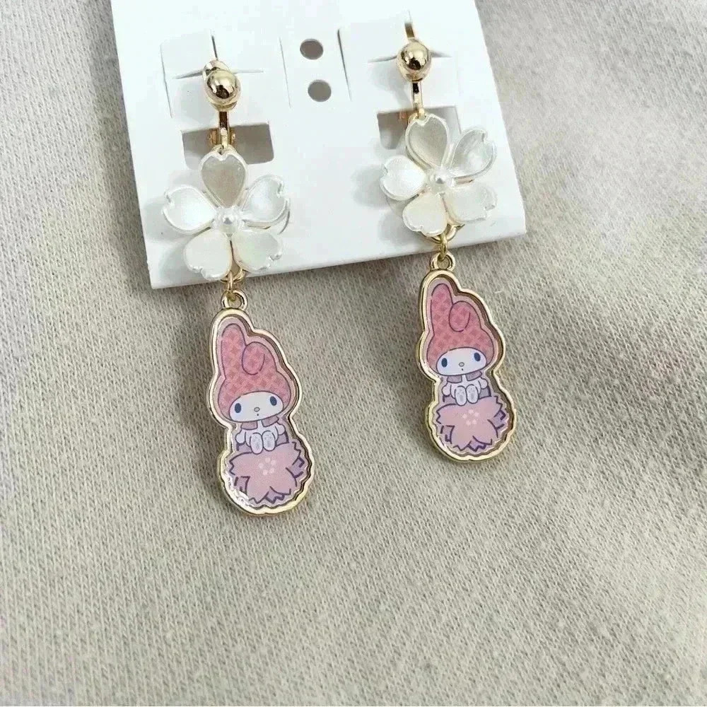 My Melody Sanrio Earrings Enamel My Melody Earrings Japan Limited